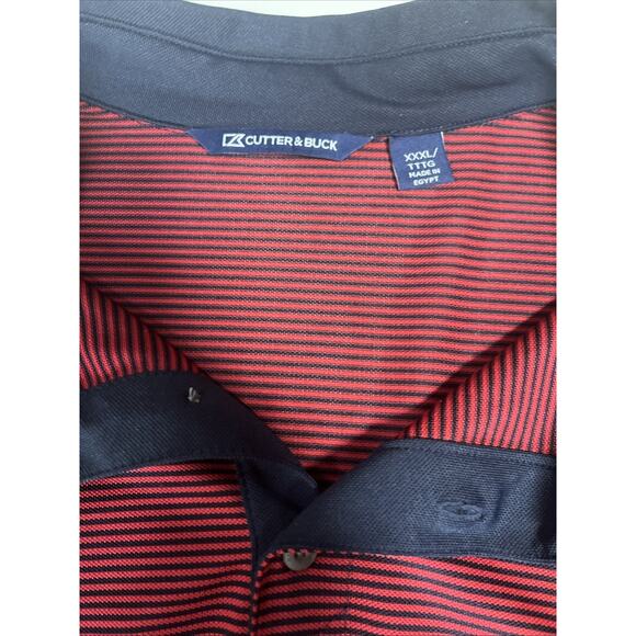 Cutter And Buck NY Yankee Emblem Men’s Red/Navy Golf polo 3 XL - Picture 4 of 7